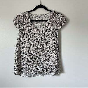 Ruffle sleeve blouse